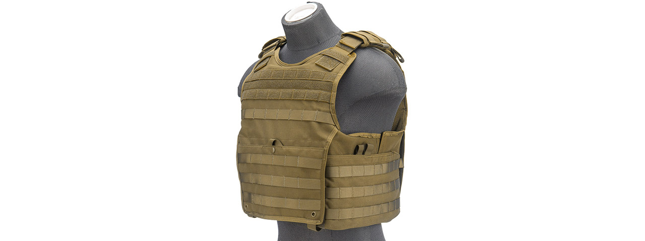 Code 11 Large Exo Plate Carrier (Color: Tan) - Click Image to Close