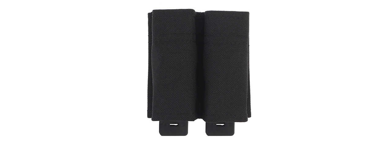 Molle Fast Double Pistol Magazine Pouch (Color: Black) - Click Image to Close