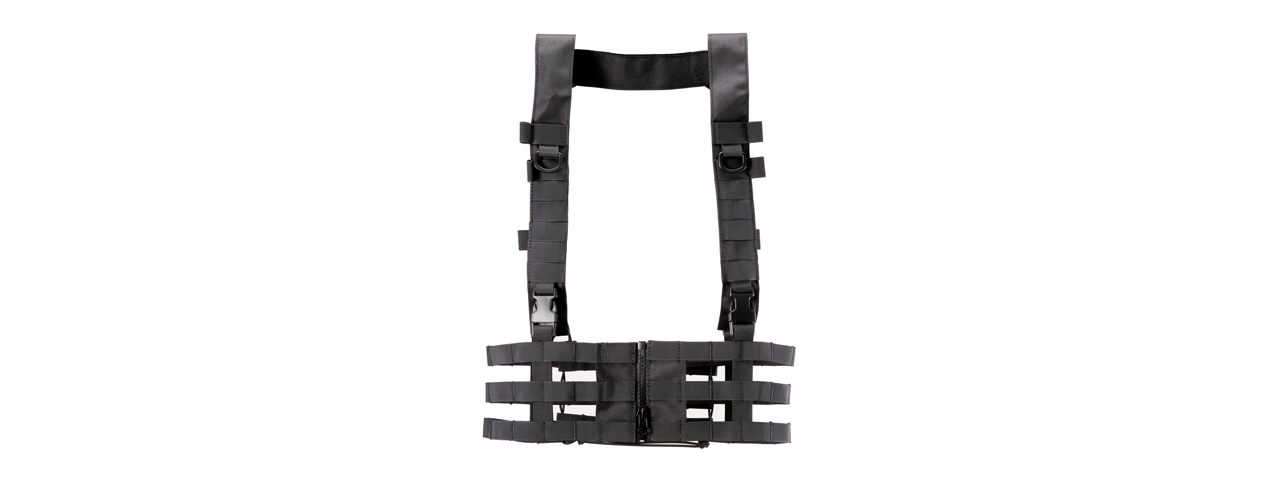 Lancer Tactical Low Profile Chest Rig (Color: Black) - Click Image to Close