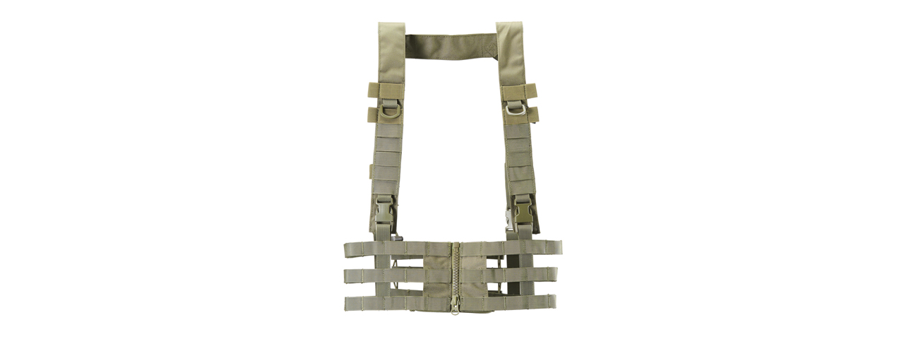 Lancer Tactical Low Profile Chest Rig (Color: OD Green) - Click Image to Close