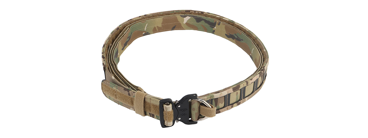 Special Combat Belt with Cobra Buckle (Color: Multi-Camo) - Click Image to Close