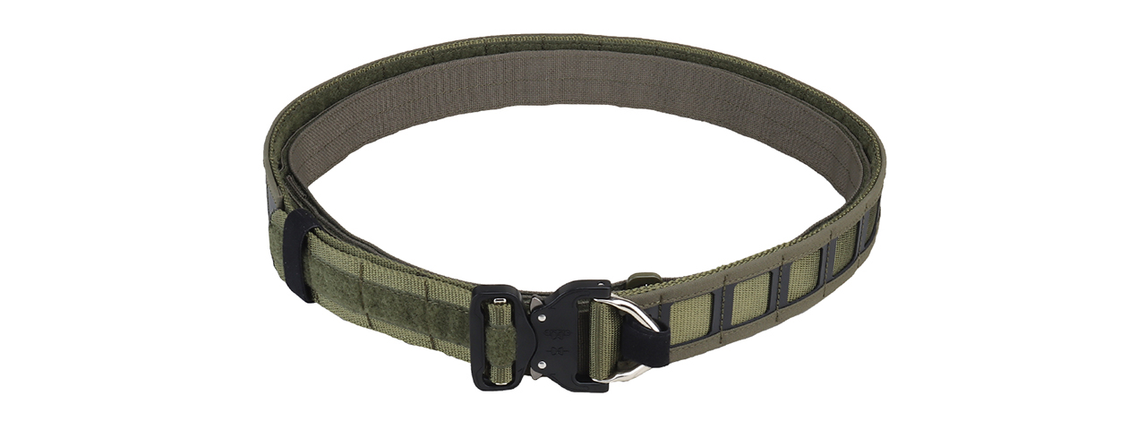 Special Combat Belt with Cobra Buckle (Color: Ranger Green) - Click Image to Close