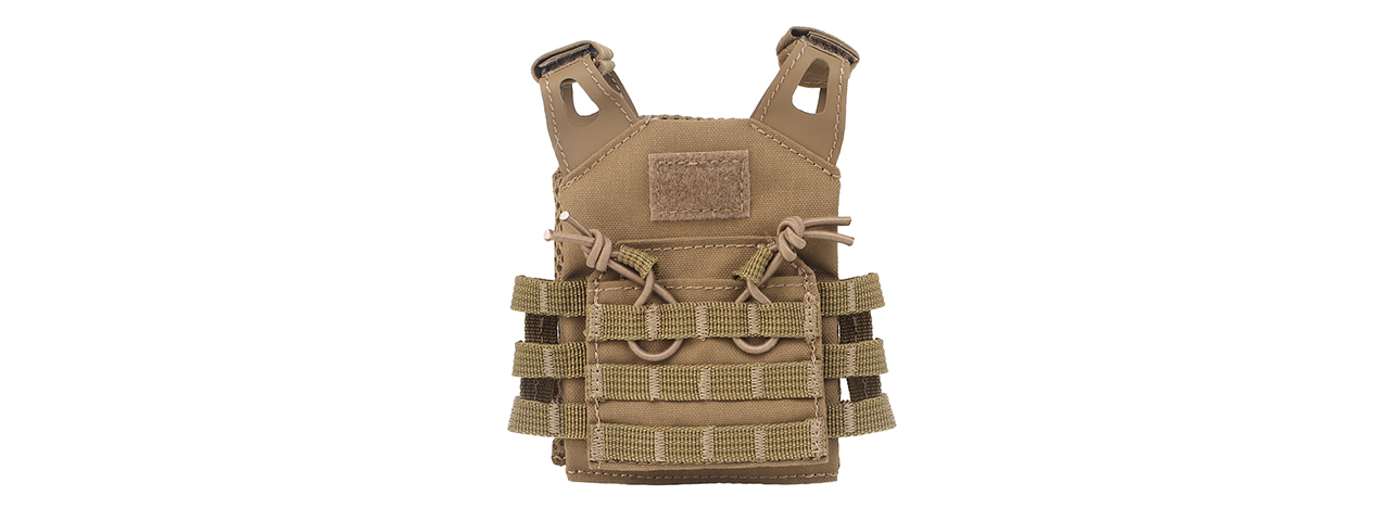 Mini Tactical Vest Ornament (Color: Coyote Brown) - Click Image to Close