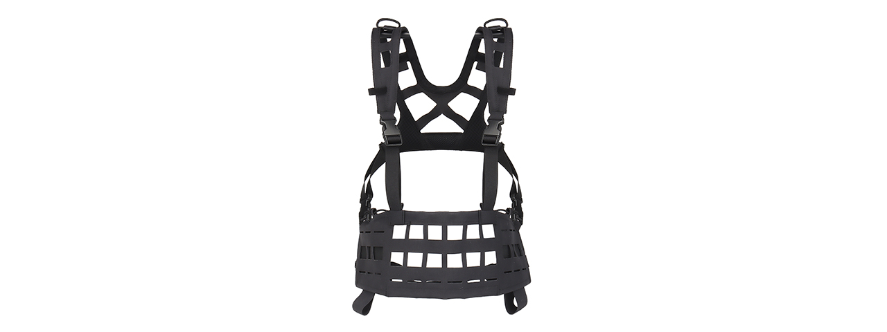 Lightweight SPC Tactical Chest Rig (Color: Black) - Click Image to Close