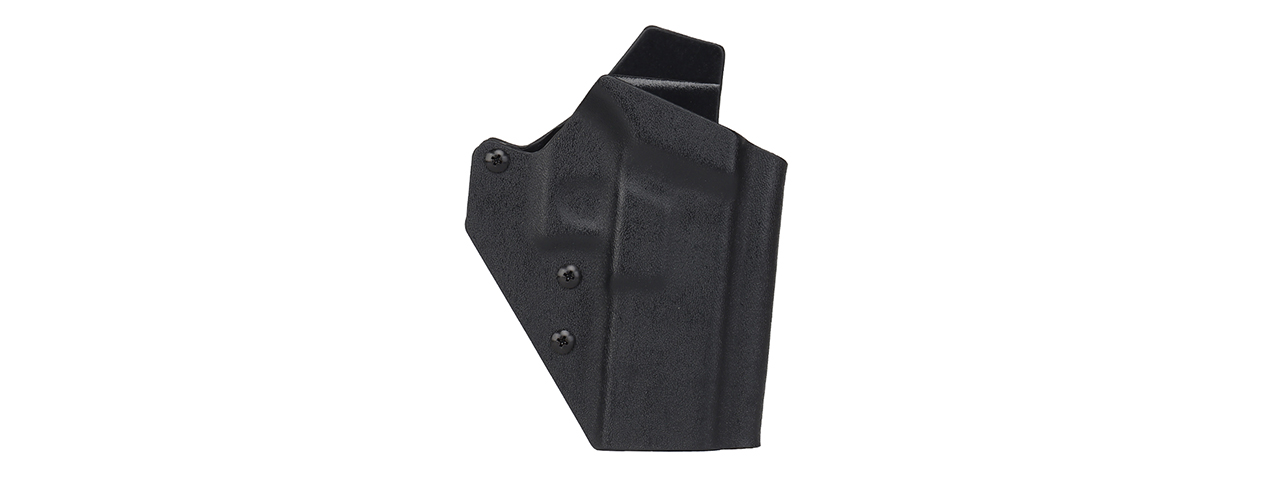 Lightweight Kydex Tactical Holster for Glock 17, 19, 19X, 45 with G-01 Lights (Color: Black) - Click Image to Close