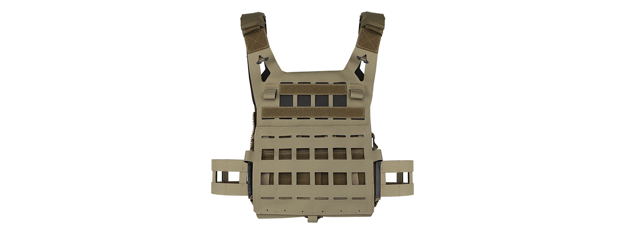 Lightweight SPC Laser Cut Tactical Vest (Color: Ranger Green) - Click Image to Close