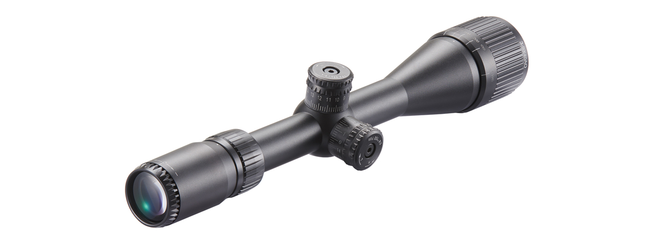 Lancer Tactical 3-9x40 AO Scope with Mount (Color: Black) - Click Image to Close