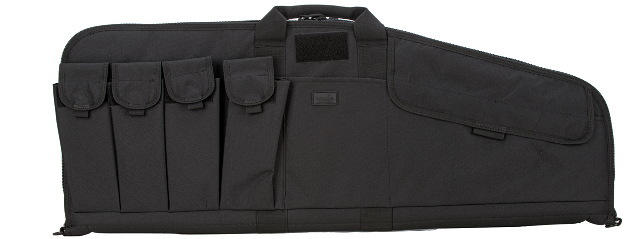 Lancer Tactical 1000D Nylon Single Rifle Gun Bag (Color: Black) - Click Image to Close