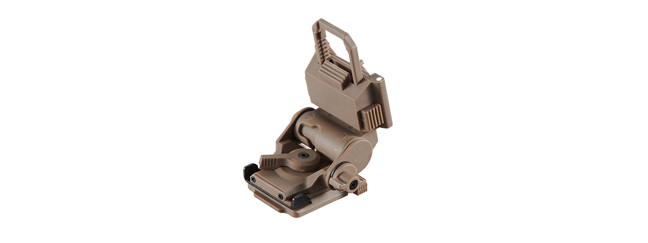 Lancer Tactical Polymer L4 G24 NVG Mount (Color: Tan) - Click Image to Close