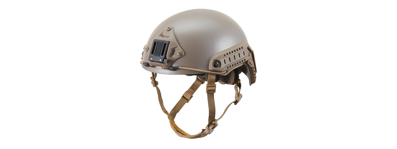 HELMET "BALLISTIC" TYPE (COLOR: DARK EARTH) SIZE: MED/LG - Click Image to Close