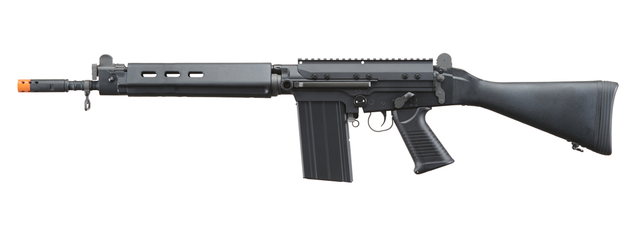 Classic Army DSA Inc. Licensed Full Length SA58 Carbine Airsoft AEG Rifle (Color: Black) - Click Image to Close