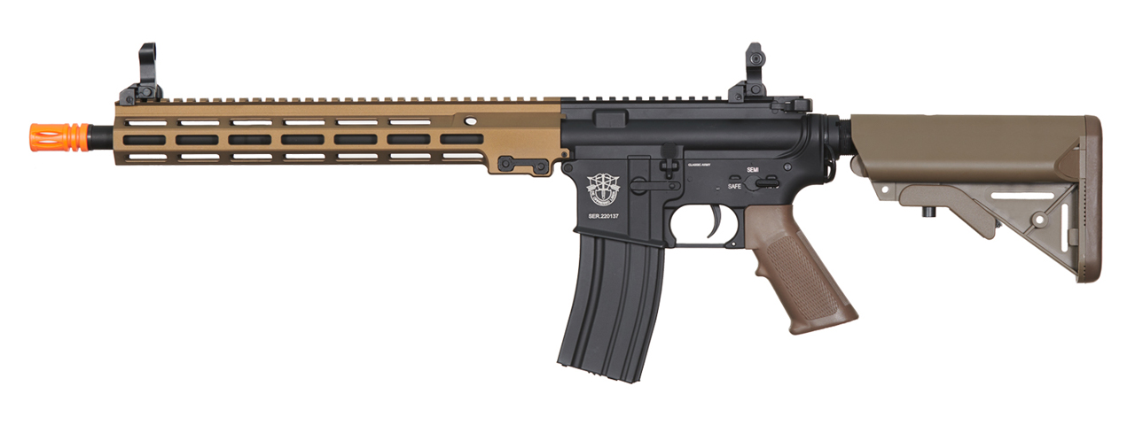 Classic Army 13.5" MK16 ECS Airsoft AEG Rifle (Color: Two-Tone) - Click Image to Close