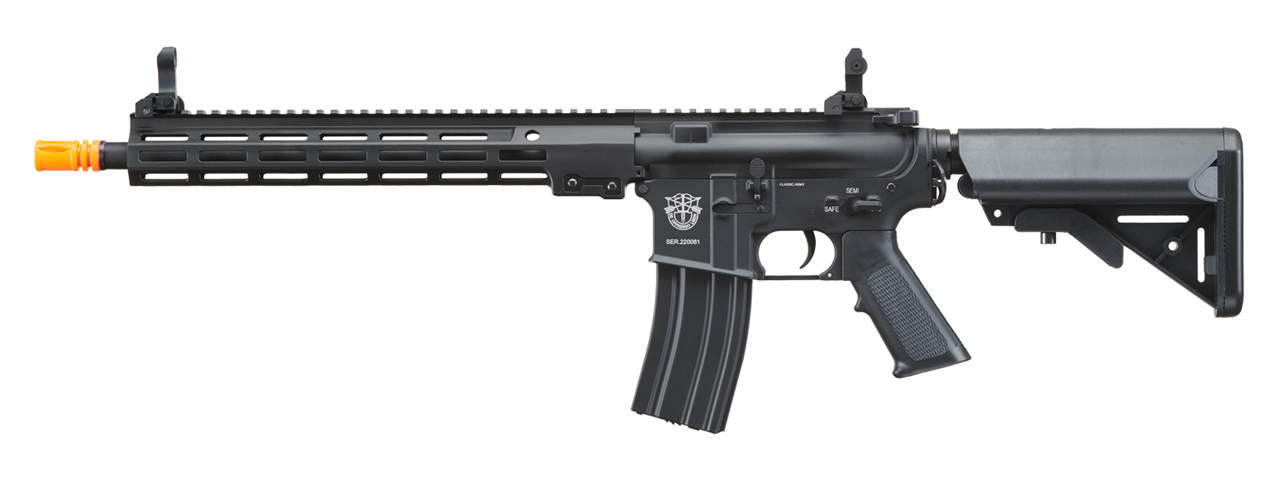 Classic Army 13.5" MK16 ECS Airsoft AEG Rifle (Color: Black) - Click Image to Close