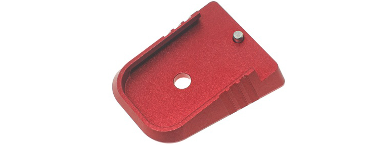 CowCow Aluminum D02 Dottact Magbase for Tokyo Marui Hi-Capa GBB Pistols (Color: Red) - Click Image to Close