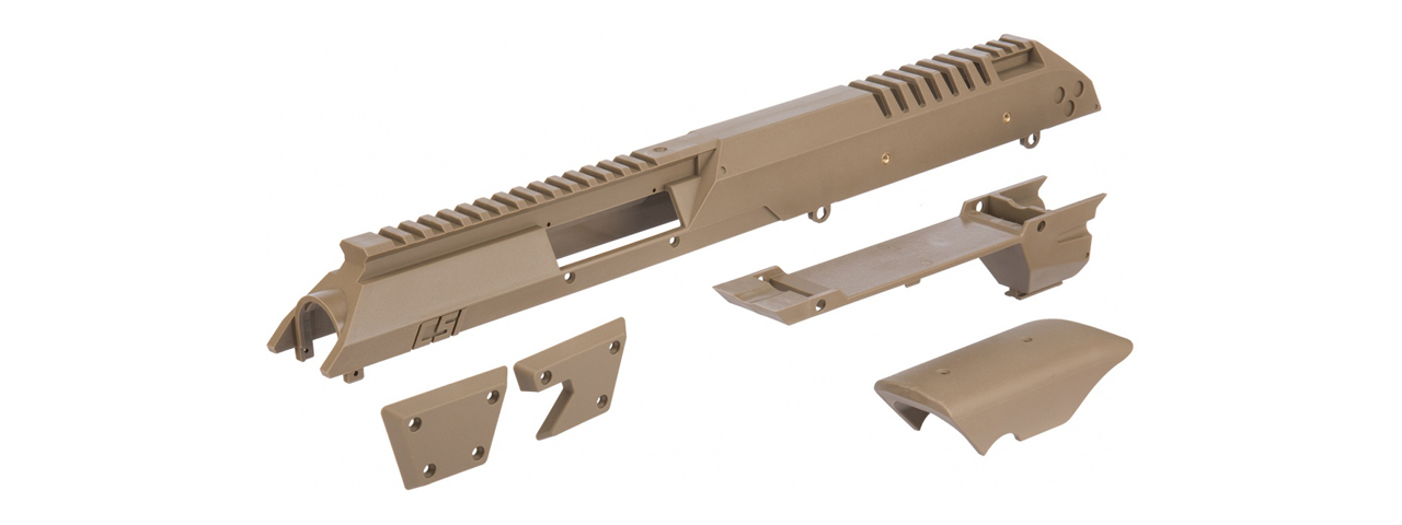 CSI XR-5 AEG Replacement Body Kit (Color: Tan) - Click Image to Close