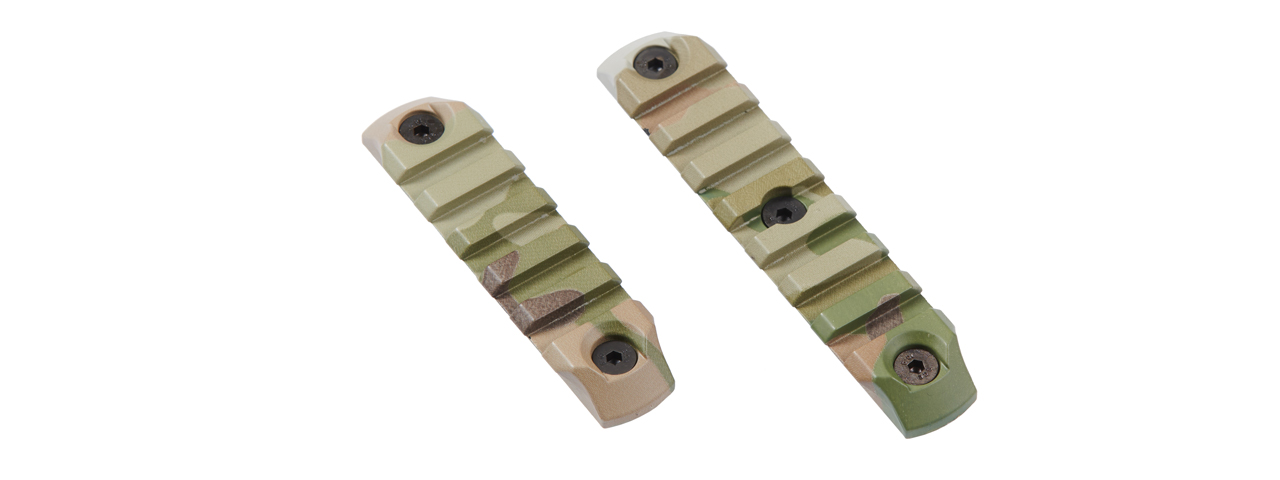 Dytac Set of 2 Polymer Rail Segments for KeyMod Rails (Color: Multi-Camo) - Click Image to Close