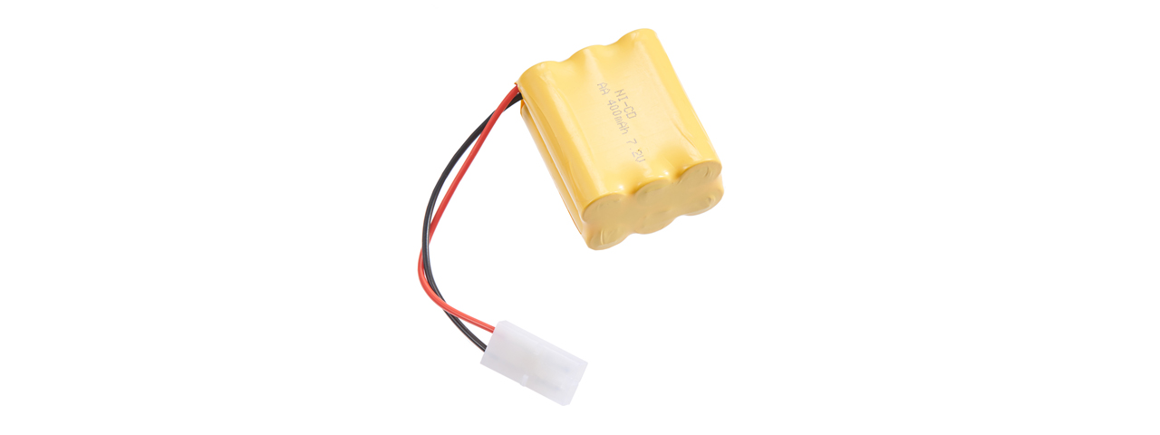 Well Fire 7.2v 400 mAh NiCd Brick Battery for D90 Airsoft AEG - Click Image to Close