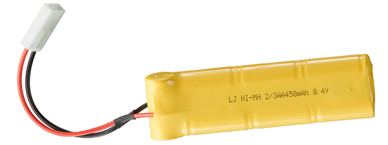 WellFire D98 8.4v NiMH 450mAh Battery - Click Image to Close