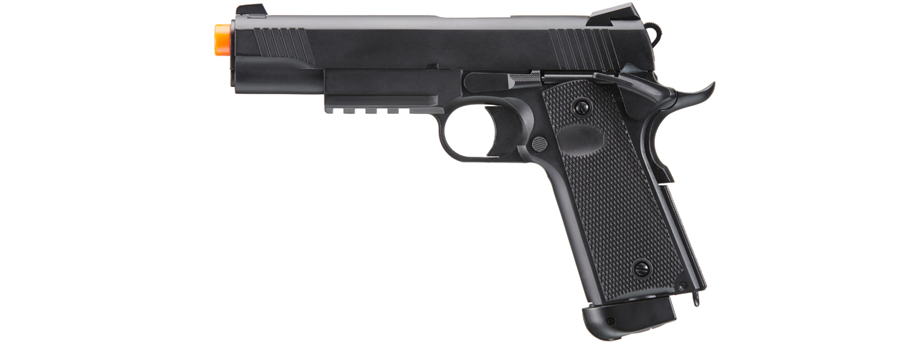 Double Bell Co2 1911 Gas Blowback Airsoft Pistol (Color: Black) - Click Image to Close