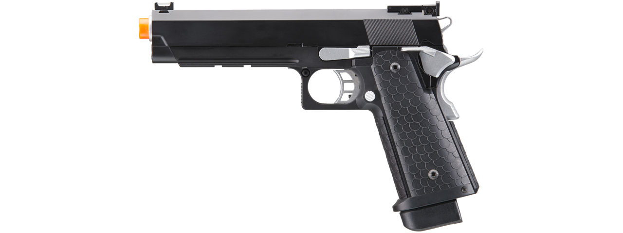 Double Bell Co2 Hi-Capa 5.1 Gas Blowback Airsoft Pistol with Silver Hammer - Click Image to Close