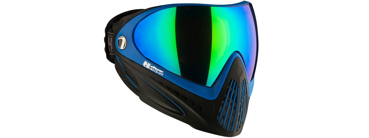 Dye i4 Pro Airsoft Full Face Mask (Color: Black-Blue / Seatec Thermal Lens) - Click Image to Close