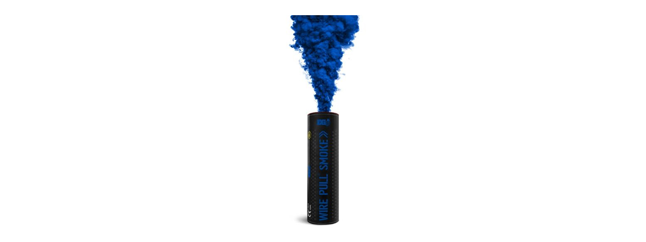 Enola Gaye WP40 High Output Airsoft Wire Pull Smoke Grenade (Color: Blue) - Click Image to Close