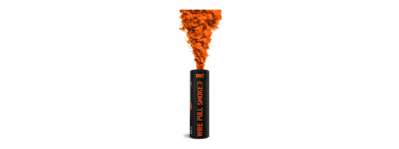 Enola Gaye WP40 High Output Airsoft Wire Pull Smoke Grenade (Color: Orange) - Click Image to Close