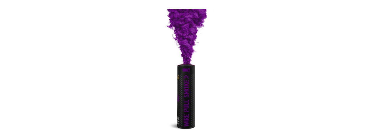 Enola Gaye WP40 High Output Airsoft Wire Pull Smoke Grenade (Color: Purple) - Click Image to Close