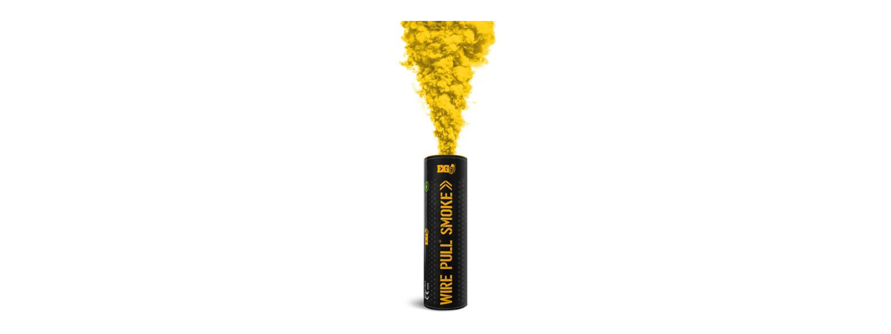 Enola Gaye WP40 High Output Airsoft Wire Pull Smoke Grenade (Color: Yellow) - Click Image to Close