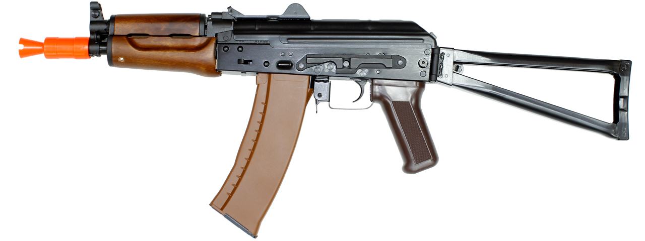 E&L AKS74UN Essential Airsoft AEG w/ Wood Furniture - Click Image to Close