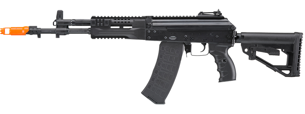 E&L AK-12 RAF Full Metal Airsoft AEG Rifle (Color: Black) - Click Image to Close