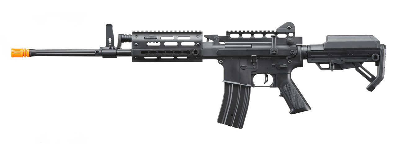 Golden Eagle AR LMG Airsoft Light Machine Gun (Color: Black) - Click Image to Close