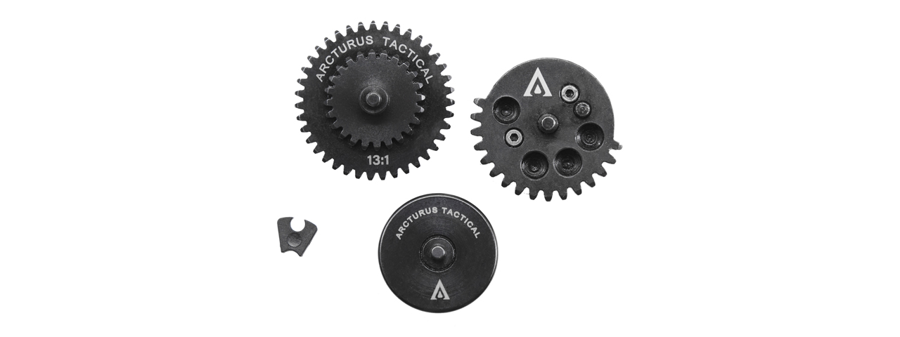 Arcturus CNC Machined Steel 13:1 Gear Set with Delay Chip - Click Image to Close