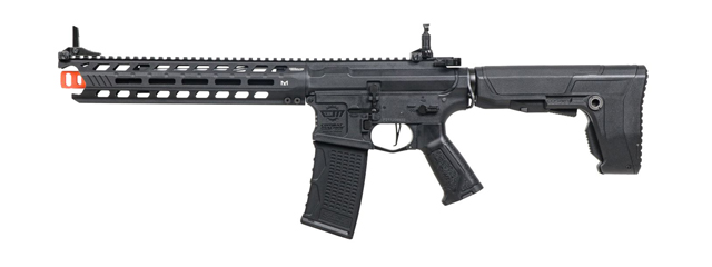 G&G Combat Machine CM16 Predator M4 Airsoft AEG Rifle with 12" M-LOK Handguard (Color: Black) - Click Image to Close