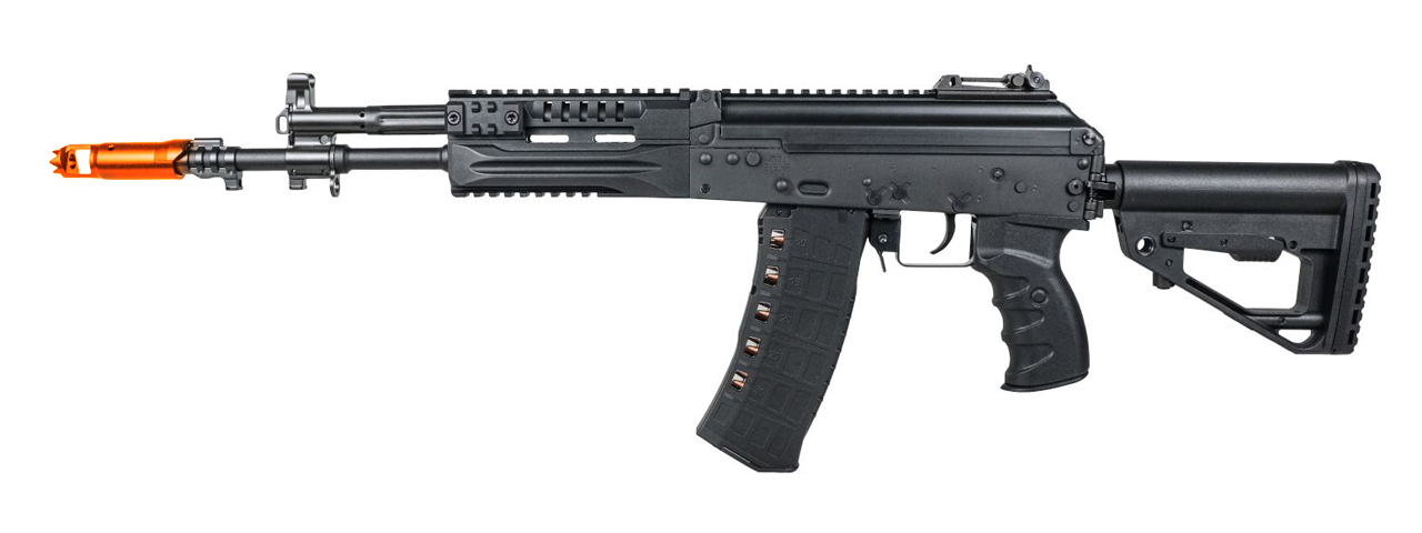 G&G GK-12 Stamped Steel AK Airsoft AEG Rifle (Color: Black) - Click Image to Close