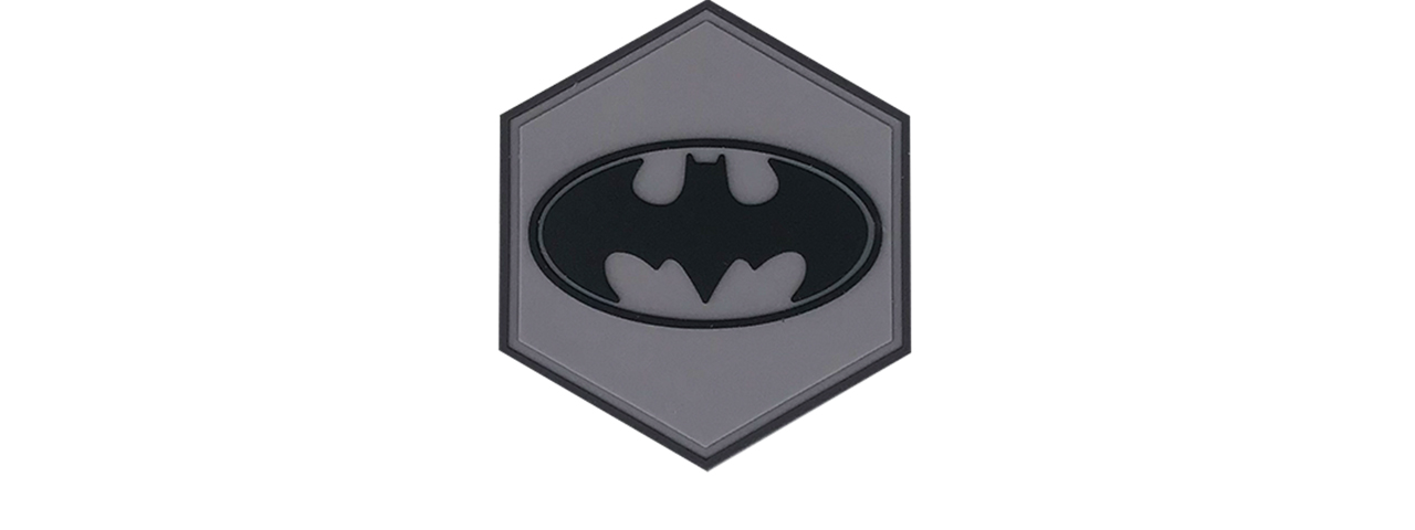 Hexagon PVC Patch Batman Logo - Click Image to Close