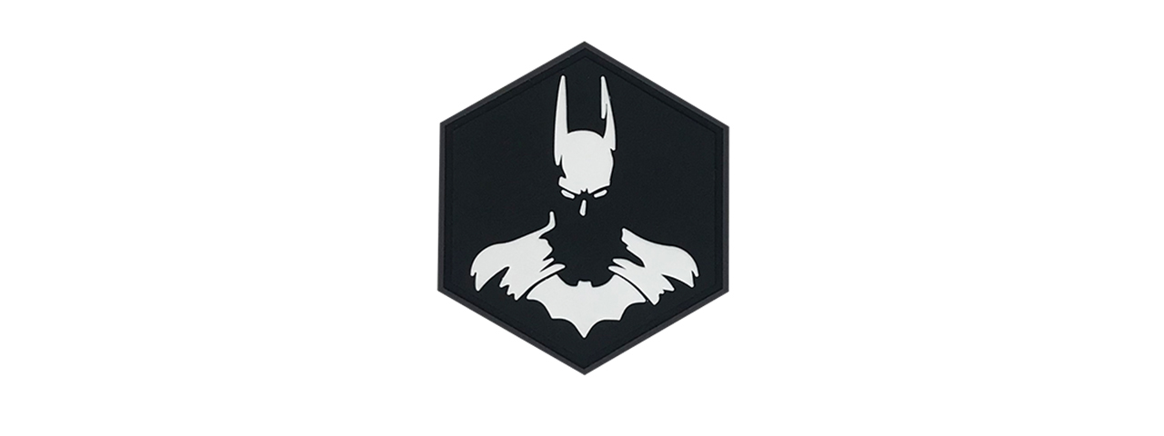 Hexagon PVC Patch The Dark Knight - Click Image to Close