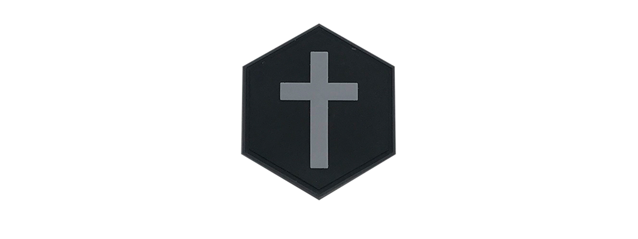 Hexagon PVC Patch Coexist Religion - Click Image to Close