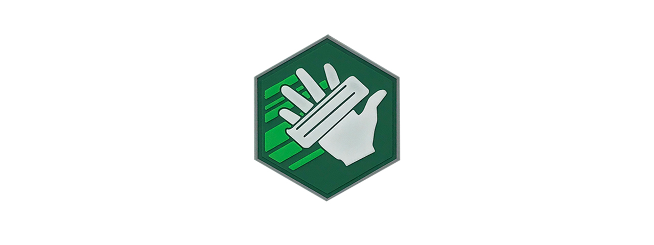 Hexagon PVC Patch Slight of Hands Perk - Click Image to Close