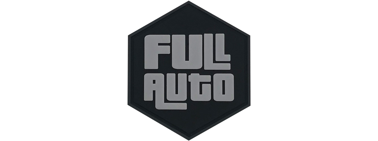 Hexagon PVC Patch Grand Theft Full Auto - Click Image to Close