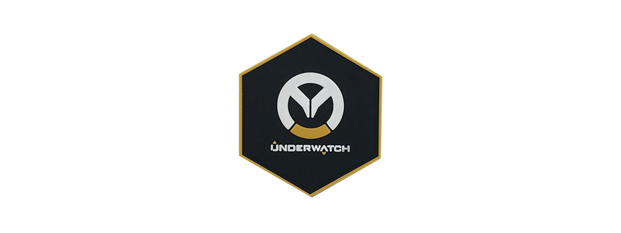 Hexagon PVC Patch Overwatch Logo - Click Image to Close