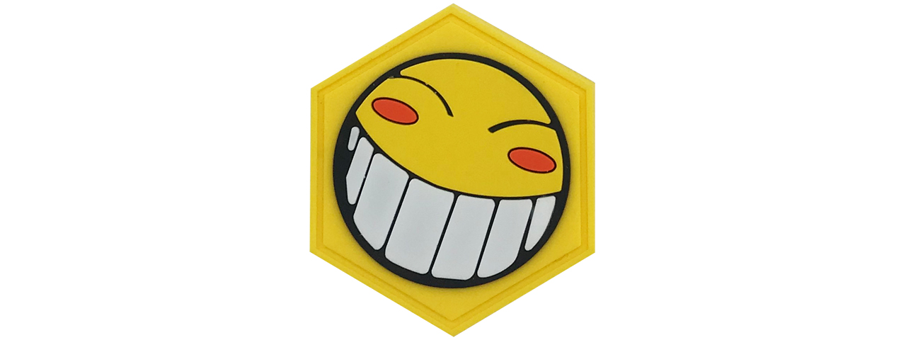 Hexagon PVC Patch CowBoy BeBop Radical Ed Smiling - Click Image to Close