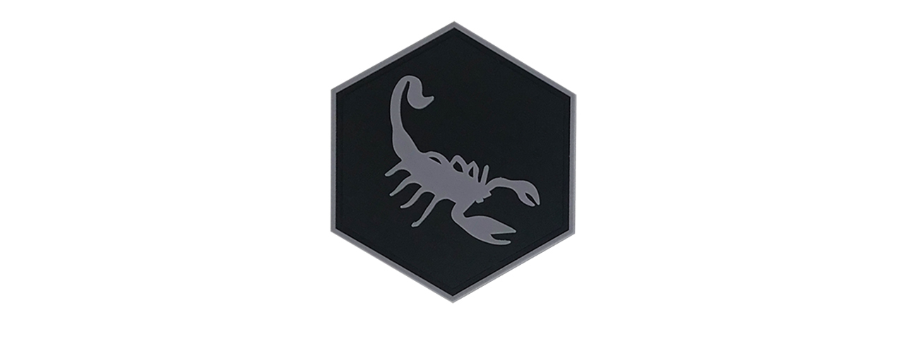 Hexgonal PVC Patch Zodiac Signs Scorpio - Click Image to Close