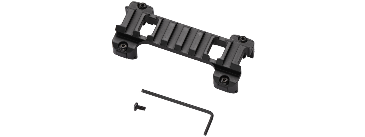 Elite Force / H&K Low Profile Claw Mount for MP5 and G3 SMG / Rifles (Color: Black) - Click Image to Close