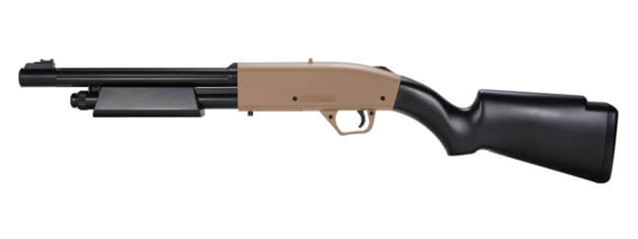 Umarex NXG Pump Action Co2 .177 Caliber Air Shotgun (Color: Black & FDE) - Click Image to Close