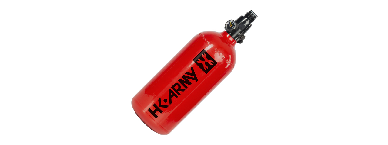 HK Army Aluminum Tank 48Ci / 3000 PSI (Color: Red) - Click Image to Close