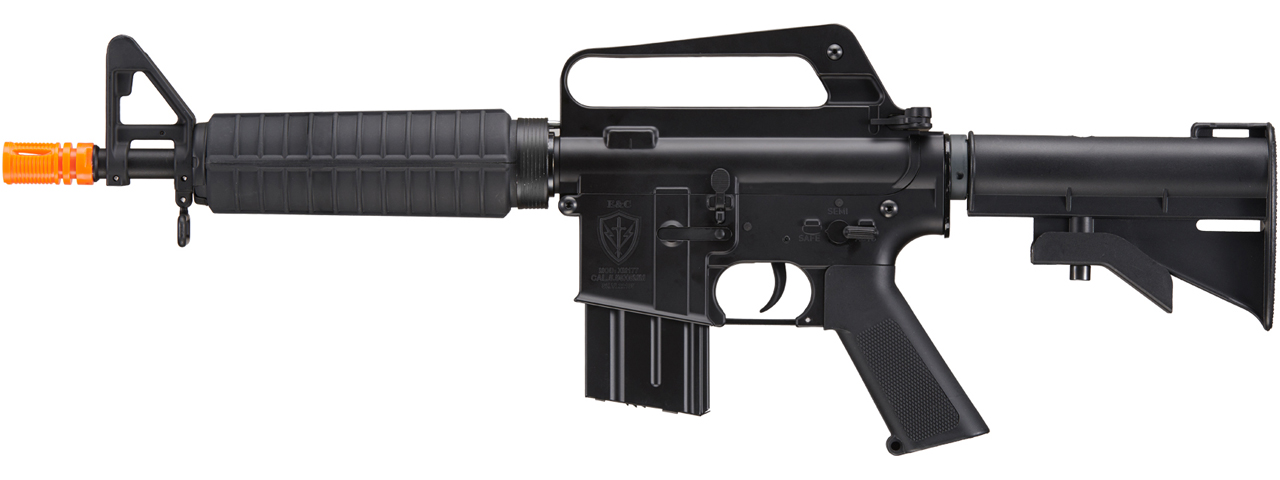 Jag Precision E&C Full Metal XM177 Airsoft Gun (Color: Black) - Click Image to Close