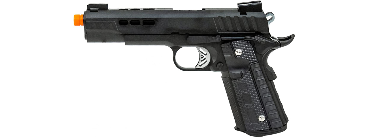 Ascend Airsoft KP1911 Custom Gas Blowback Airsoft Pistol (Color: Black) - Click Image to Close