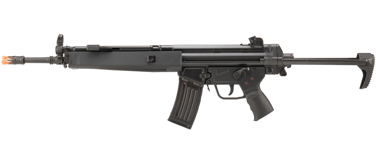 LCT LK-33 A3 Full Metal Airsoft AEG w/ PDW Style Stock (Color: Black) - Click Image to Close