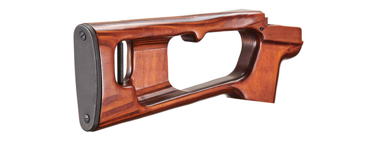 LCT Airsoft SVD Real Wood Fixed Stock - Click Image to Close